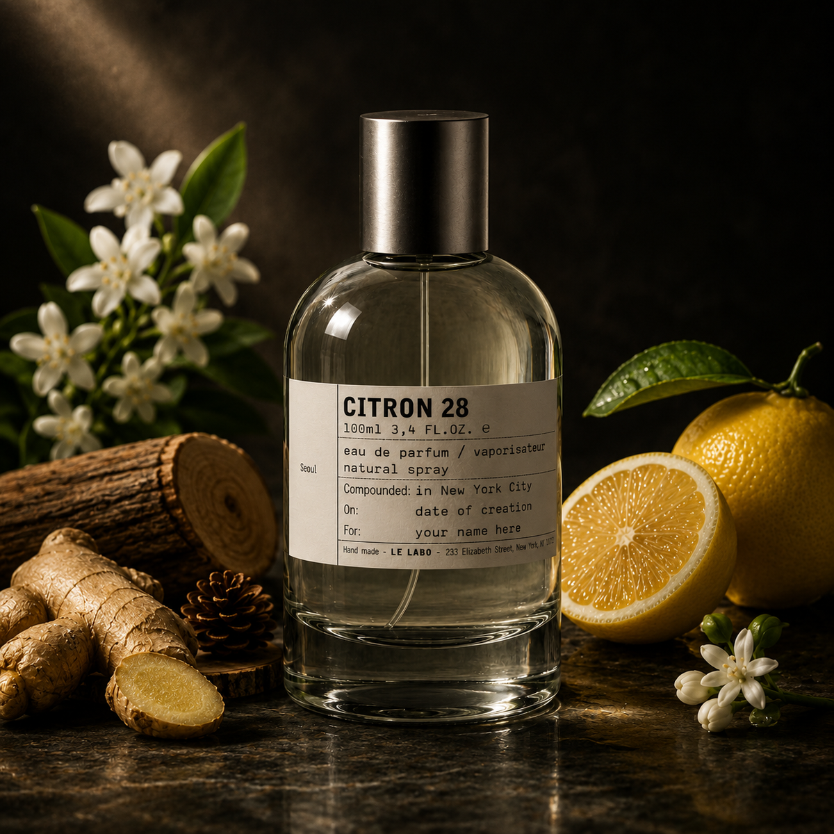Le Labo Citron 28 Seoul perfume bottle